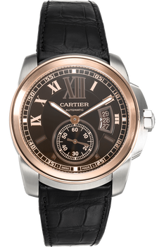 Calibre de Cartier Rose Gold and Stainless Steel Automatic