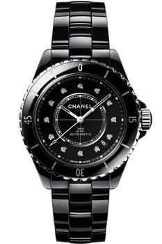 Chanel j12 shop watch black