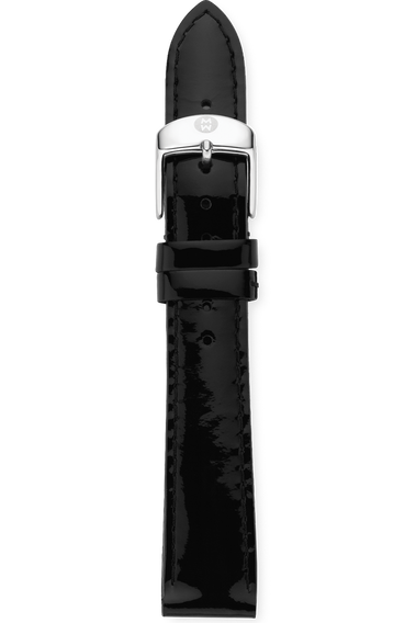 MICHELE 18MM Patent Leather Strap