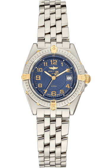 Wings Yellow Gold and Stainless Steel Quartz