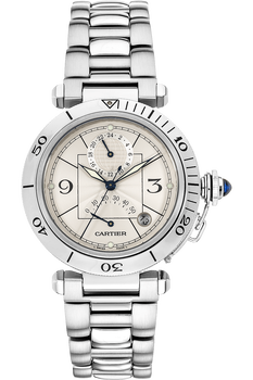 Pasha GMT Power Reserve Stainless Steel Automatic