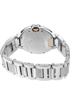 Pre Owned Cartier Ballon Bleu Rose Gold and Stainless Steel Automatic