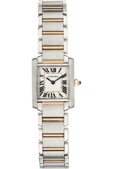 Tank Francaise Yellow Gold and Stainless Steel Quartz
