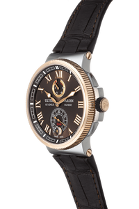 Marine Chronometer Rose Gold and Stainless Steel Automatic
