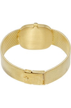 Rectangle Circa 1980's Yellow Gold Quartz