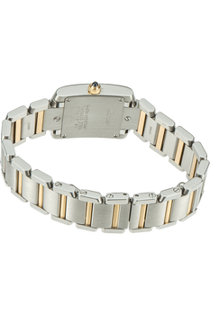 Tank Francaise Yellow Gold and Stainless Steel Quartz