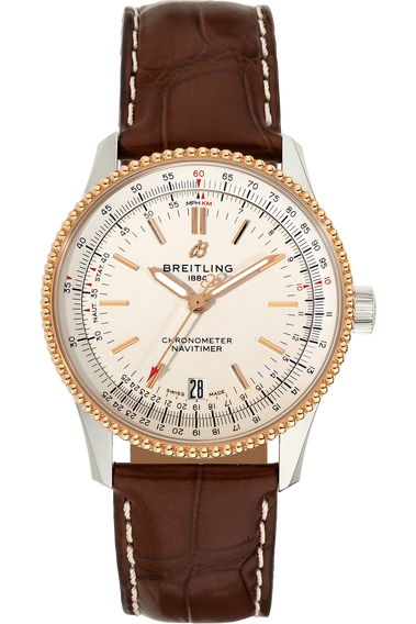 Navitimer 01 Rose Gold and Stainless Steel Automatic