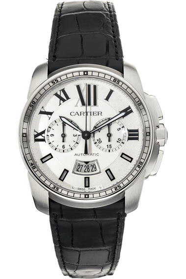Calibre de Cartier Chronograph Stainless Steel Automatic
