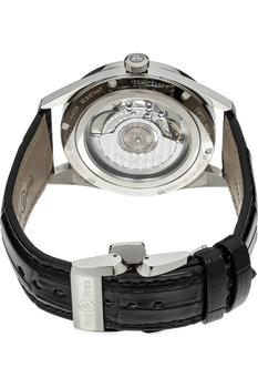 BR 123 Officer Black Stainless Steel Automatic