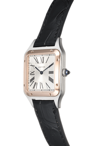 Santos-Dumont Rose Gold and Stainless Steel Quartz