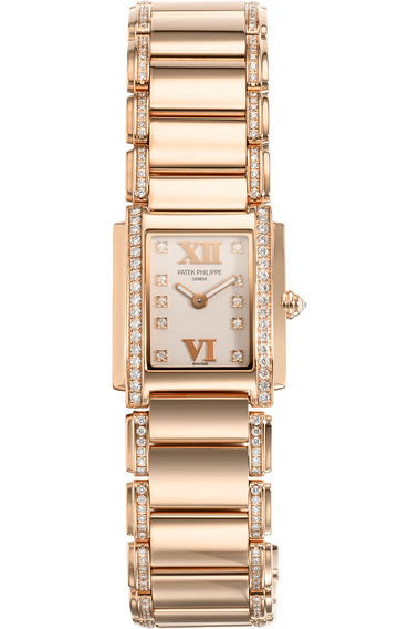 Twenty-4 Reference 4908 Rose Gold Quartz