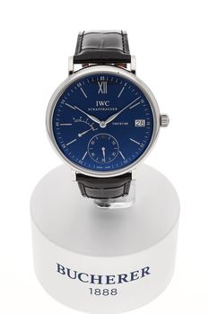 Portofino Hand-Wound Eight Days Stainless Steel Manual