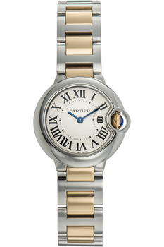 Ballon Bleu Yellow Gold and Stainless Steel Quartz