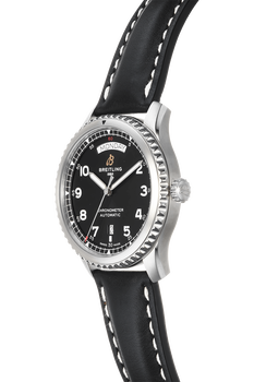 Aviator 8 Day &amp; Date Stainless Steel Automatic