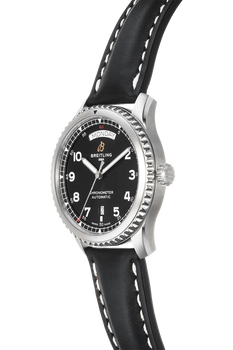 Aviator 8 Day &amp; Date Stainless Steel Automatic