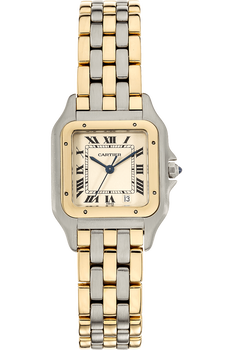 Panthere Yellow Gold and Stainless Steel Automatic