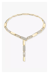 Imperial Move SM Tie Necklace in Yellow Gold