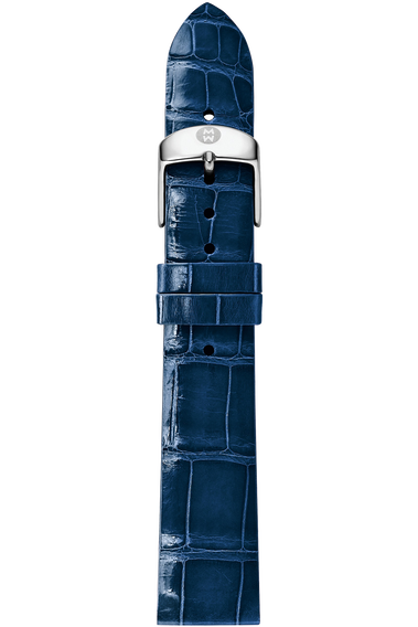 Michele alligator watch strap top