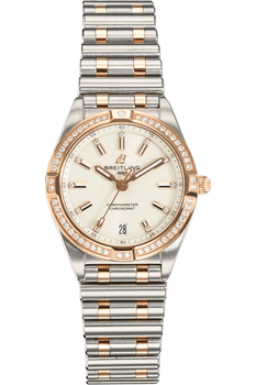 Chronomat Rose Gold and Stainless Steel Quartz