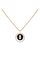 Lucky Move PM diamond necklace in pink gold and onyx