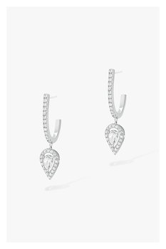 Joy Earrings in White Gold