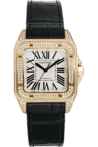 Santos 100 Yellow Gold Automatic