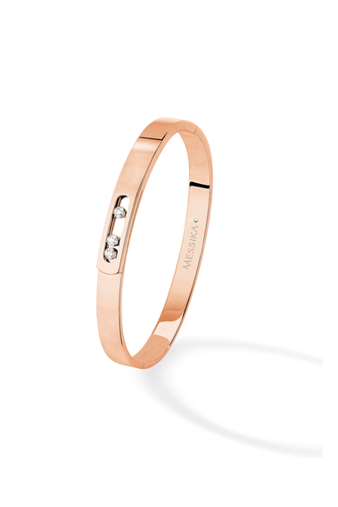 Move Noa Bangle in Pink Gold Size M
