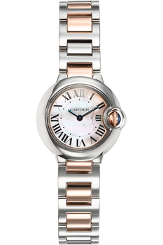 Ballon Bleu Rose Gold and Stainless Steel Quartz