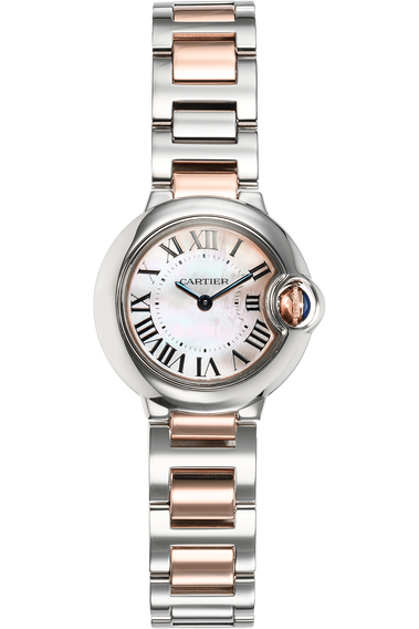 Ballon Bleu Rose Gold and Stainless Steel Quartz