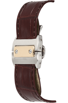 Santos 100 Yellow Gold and Stainless Steel Automatic