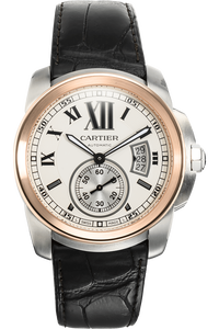 Calibre de Cartier Rose Gold and Stainless Steel Automatic