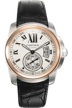 Calibre de Cartier Rose Gold and Stainless Steel Automatic