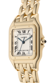 Panth&egrave;re Circa 1980s Yellow Gold Quartz