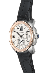 Calibre de Cartier Rose Gold and Stainless Steel Automatic