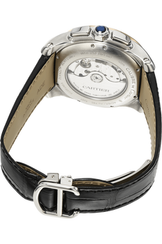 Calibre de Cartier Chronograph Rose Gold and Stainless Steel Automatic