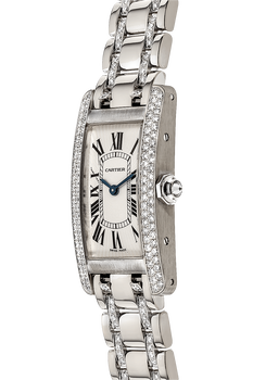 Tank Americaine White Gold Quartz