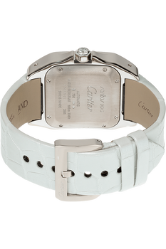 Santos 100 White Gold Automatic