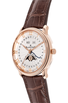 Villeret Complete Calendar Moonphase Rose Gold Automatic