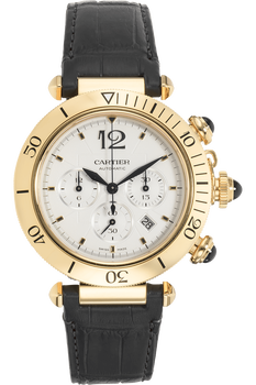 Pasha de Cartier Chronograph Yellow Gold Automatic