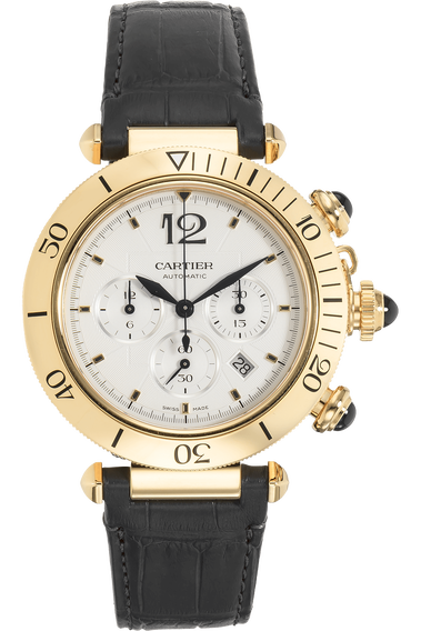 Pasha de Cartier Chronograph Yellow Gold Automatic