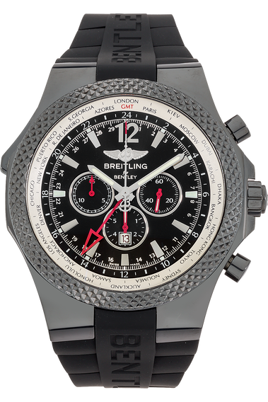 Bentley GMT Midnight Carbon Limited Edition DLC Stainless Steel Automatic