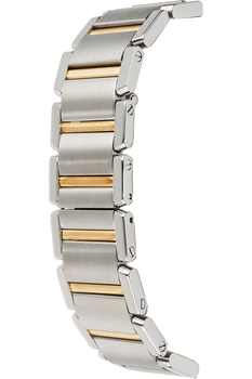 Tank Francaise Yellow Gold and Stainless Steel Quartz