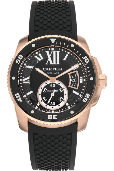 Calibre de Cartier Diver Rose Gold Automatic