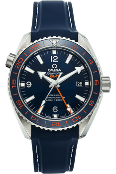 Seamaster Planet Ocean Co-Axial GMT GoodPlanet Stainless Steel Automatic