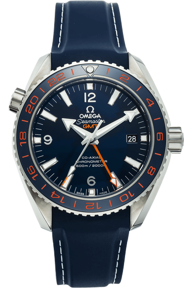 Seamaster Planet Ocean Co-Axial GMT GoodPlanet Stainless Steel Automatic