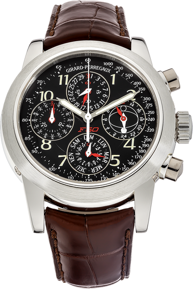 Pre Owned Girard Perregaux Ferrari F50 Chronograph Limited Edition Platinum Automatic