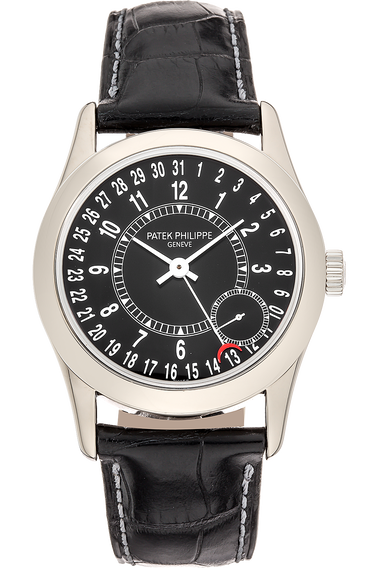 Calatrava Reference 6000 White Gold Automatic