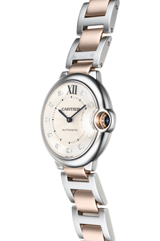 Ballon Bleu Rose Gold and Stainless Steel Automatic
