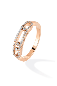 Baby Move Ring in Pink Gold