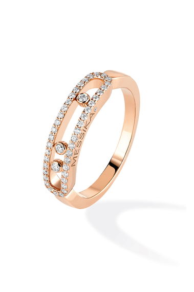 Baby Move Ring in Pink Gold